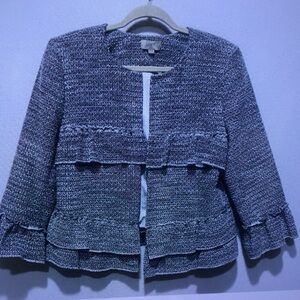 Women's Gray Tweed Jacket